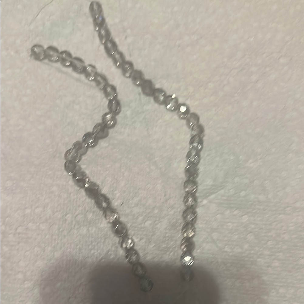 Elegant Silver Beaded Necklace
